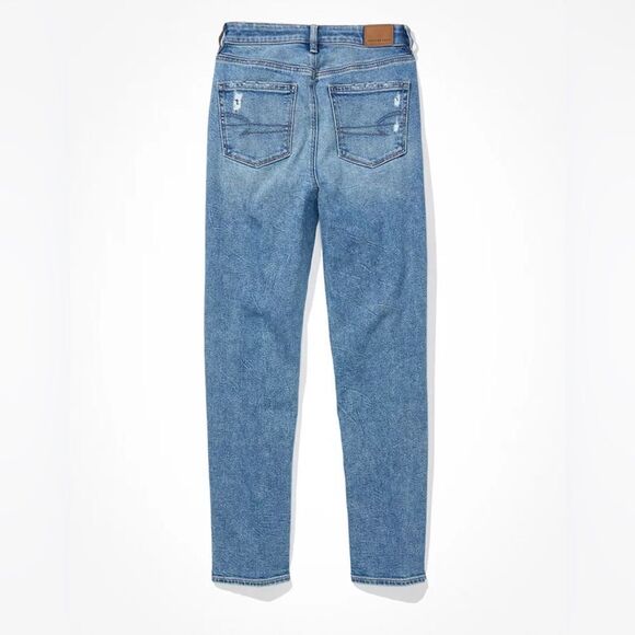 American Eagle Stretch Mom Straight Jean Size 2 - Picture 4 of 15